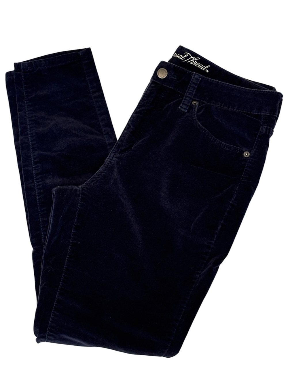 UNIVERSAL THREAD Navy Corduroy High Rise Skinny Jeans Size 8/29
